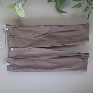 Ann Taylor Lindsay 2 Tan/Brown Cargo Capris